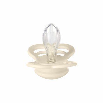 Пустышка BIBS Supreme Silicone Symmetrical Ivory 0-6 міс. 410216 фото