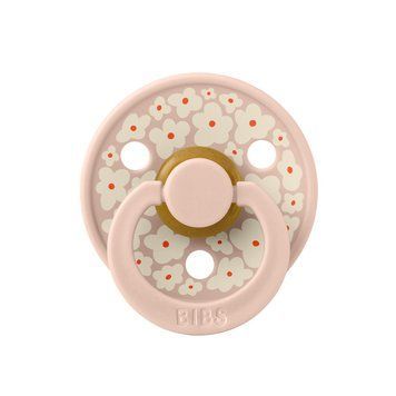 Пустушка Studio Colour Latex Round (кругла) Jasmine Field &ndash; Blush BIBS 6-18 міс. 20018244 фото