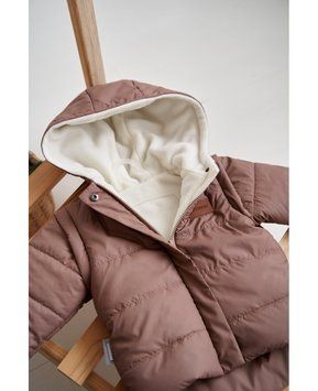 Куртка трансформер для малышей демисезонная "Super Jacket" коричневая, Kid&rsquo;s Fantasy 6&ndash;9 міс. (68&ndash;74 см) 10129 фото