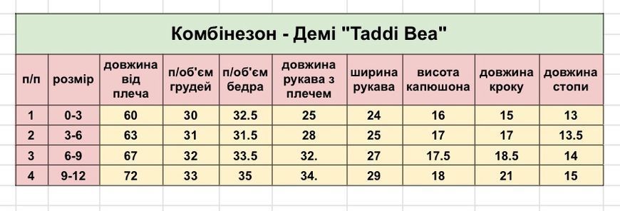 Дитячий комбінезон для малюків Тедді бежевий Decoza Moms 3&ndash;6 міс. (62&ndash;68 см) TeddyDM912-6113-W04-3806 фото