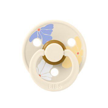 Пустушка Studio Colour Latex Round (кругла) Morning Bloom &ndash; Ivory BIBS 0-6 міс. 10013216 фото