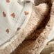 Плед дитячий муслін на хутрі Teddy "Сердечка шоколад" 80х100, TM MSonya Розмір 100х80 см 5160039 фото 2