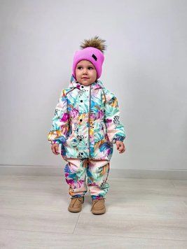 Зимовий комбінезон дитячий "Арктична папороть" Decoza Moms 9&ndash;12 міс. (74&ndash;80 см) zimk7480-OP303 фото