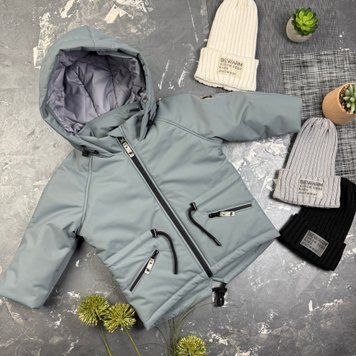 Куртка дитяча демісезонна Spring IceGray BEWARM 12&ndash;18 міс. (80&ndash;86 см) 6060IG фото