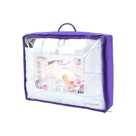 Ковдра дитяча у ліжечко Super Soft ТM PAPAELLA 100х135 см, аналог лебединого пуху Розмір 100х135 см 8-11863 фото