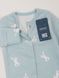 Чоловічок дитячий утеплений ментоловий "Зайчики" 0&ndash;1 міс. (50&ndash;56 см) 6039P32 фото 5