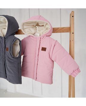 Куртка трансформер для малышей демисезонная "Super Jacket" розовая, Kid&rsquo;s Fantasy 6&ndash;9 міс. (68&ndash;74 см) 10132 фото
