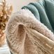 Плед хлопок Teddy Рогожка темная мята, 80х100 +/- 2 см Розмір 100х80 см 9377390 фото 4