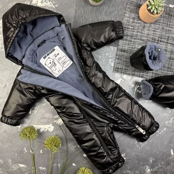 Комбінезон дитячий демісезонний для малюків Biruang Royal Black BEWARM 3&ndash;6 міс. (62&ndash;68 см) 4080RB62 фото