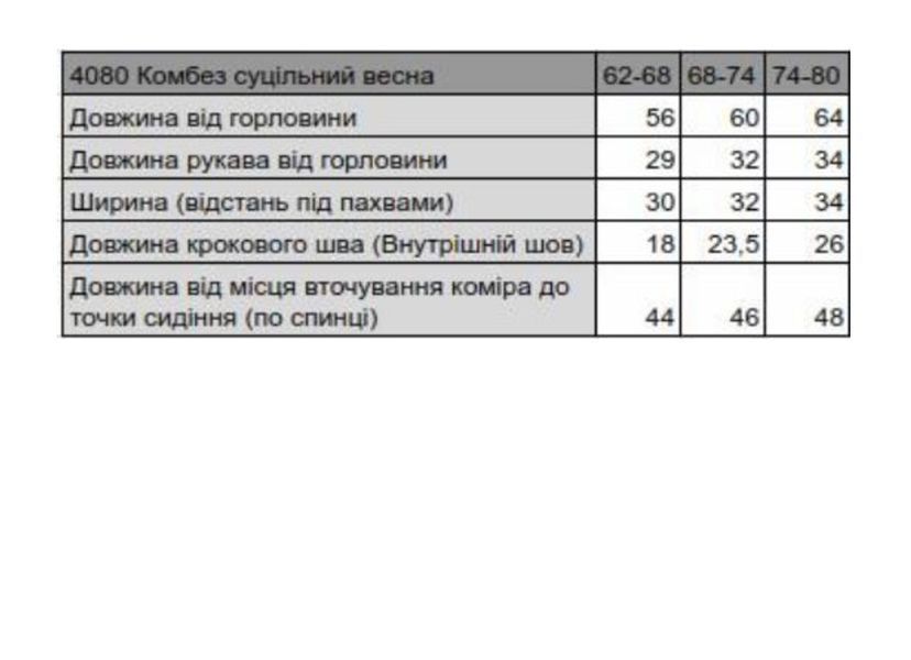 Комбінезон дитячий демісезонний для малюків Biruang Perl Milk BEWARM 3&ndash;6 міс. (62&ndash;68 см) 4080PM62 фото