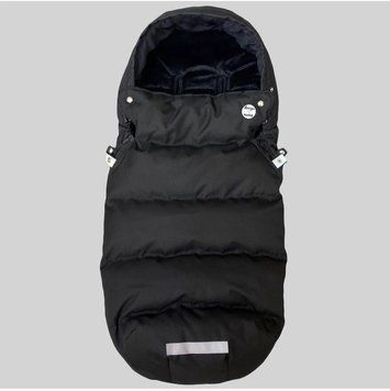 Зимний футмуф на коляску Черный оксфорд Decoza Moms 100х47 см 100х47 см futmuf-O072-pl016 фото