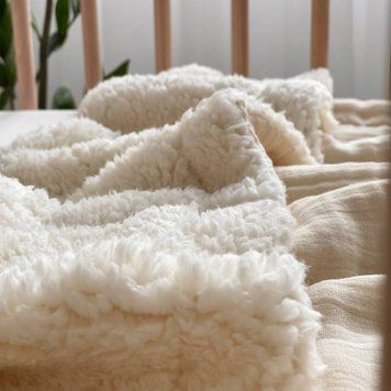Плед детский муслин Teddy крем, TM MSonya Розмір 100х80 см 5162302 фото