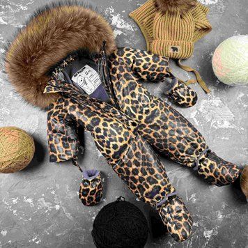Дитячий зимовий комбінезон для малюків Kodiaq суцільний Leopard BEWARM 3&ndash;6 міс. (62&ndash;68 см) 5080L фото