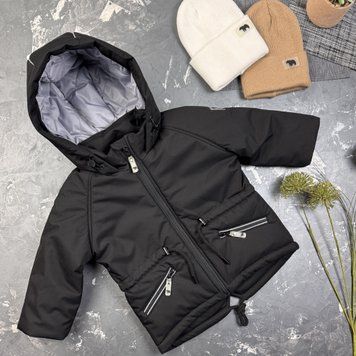 Куртка дитяча демісезонна Spring Black BEWARM 12&ndash;18 міс. (80&ndash;86 см) 6060Bk80 фото