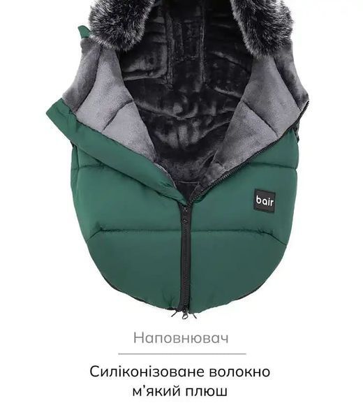Зимовий конверт Cocon Mins jungle green, Bair 0-1 рік 626091 фото