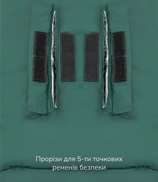 Зимовий конверт Cocon Mins jungle green, Bair 0-1 рік 626091 фото
