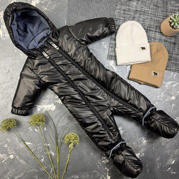 Комбінезон дитячий демісезонний для малюків Biruang Royal Black BEWARM 3&ndash;6 міс. (62&ndash;68 см) 4080RB фото