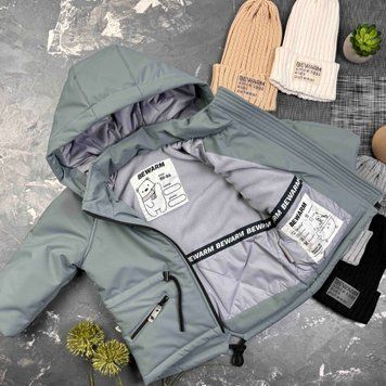 Куртка дитяча демісезонна Spring IceGray BEWARM 12&ndash;18 міс. (80&ndash;86 см) 6060IG80 фото